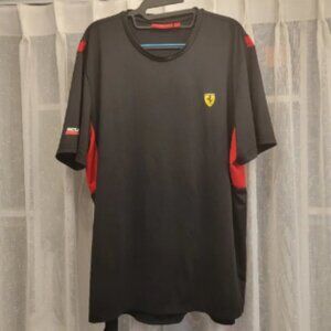 Ferrari Scuderia T Shirt Black & Red Size XL NWOT
